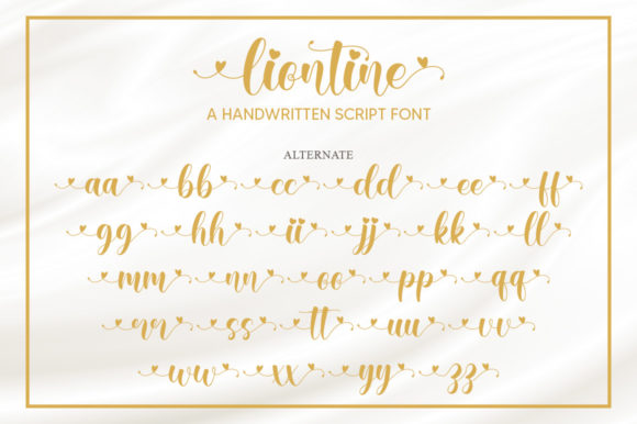 Liontine Font Poster 7