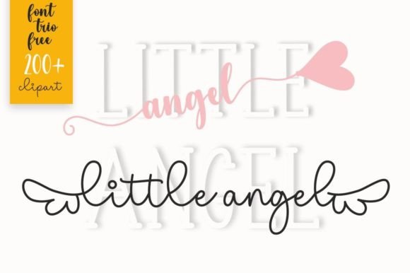 Little Angel Font Poster 1