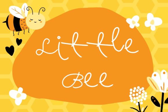 Little Bee Font Poster 1