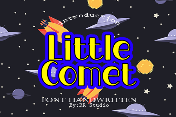 Little Comet Font Poster 1