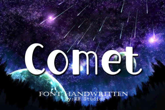 Little Comet Font Poster 3