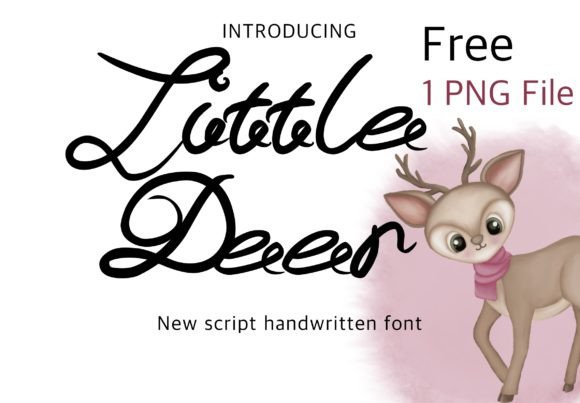Little Deer Font Poster 1