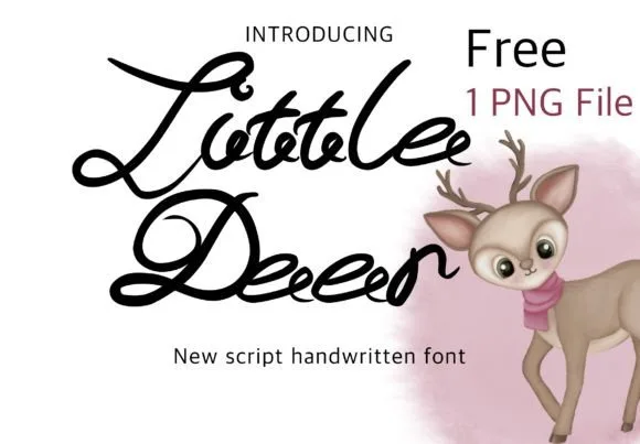 Little Deer Font Little Deer Font Poster 1
