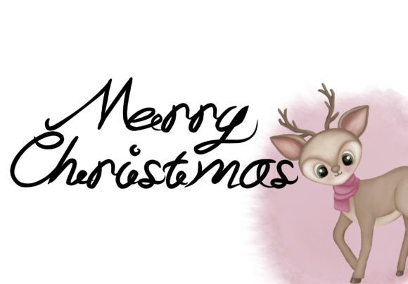 Little Deer Font Poster 5