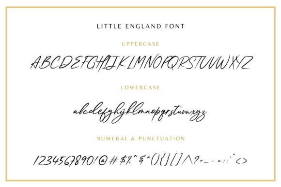 Little England Font Poster 11