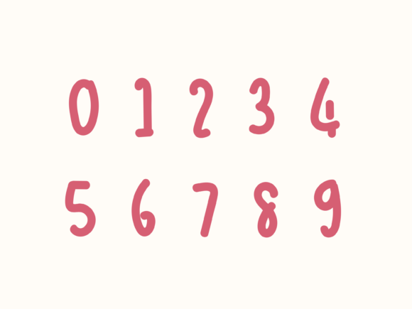 Little Heart Font Poster 4