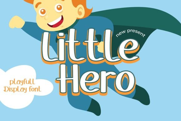 Little Hero Font Poster 1