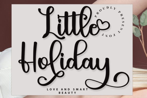Little Holiday Font Poster 1