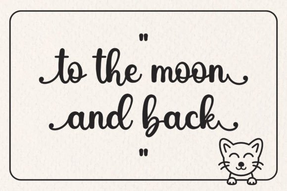 Little Kitty Font Poster 4