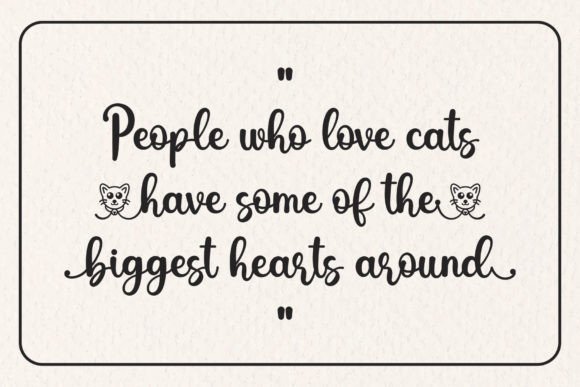 Little Kitty Font Poster 5