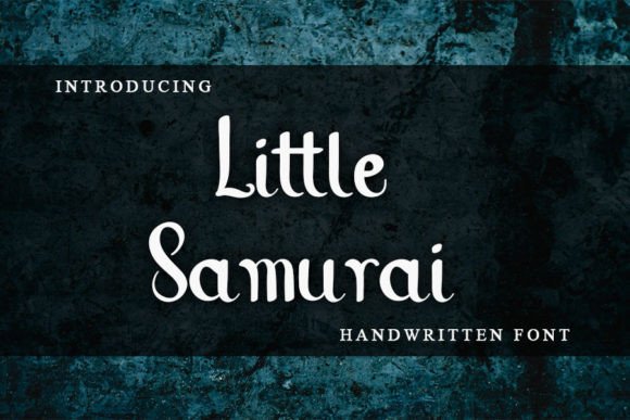 Little Samurai Font Poster 1
