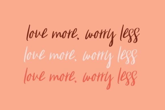Little Sideways Font Poster 8