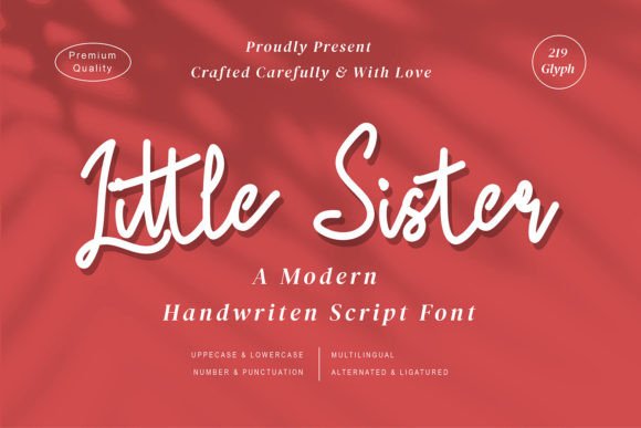 Little Sister Font Poster 1