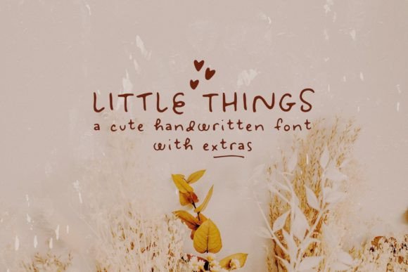 Little Things Font Poster 1
