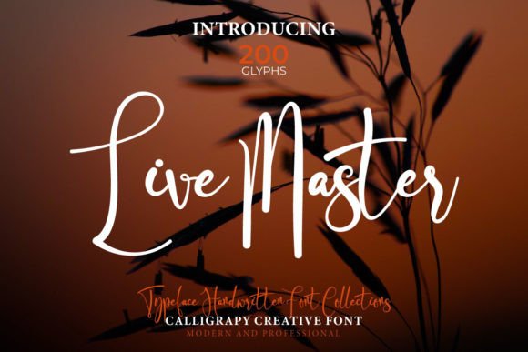Live Master Font Poster 1