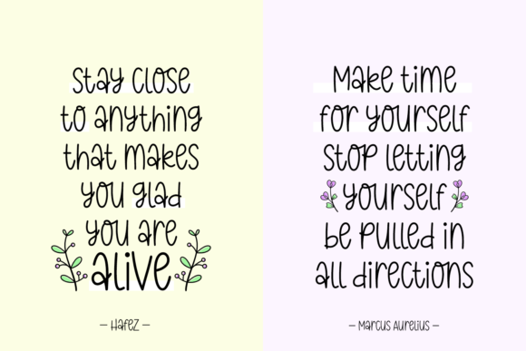 Live Your Story Font Poster 2