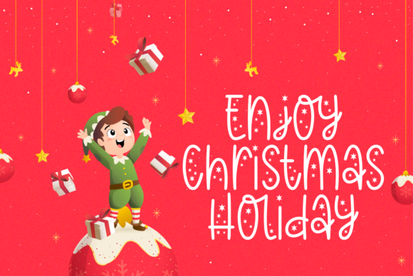 Live Your Story Xmas Font Poster 2