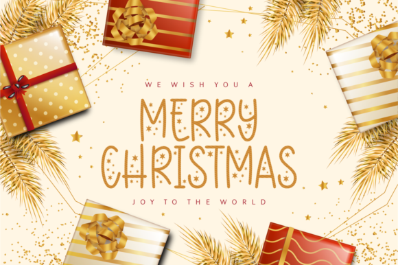 Live Your Story Xmas Font Poster 3
