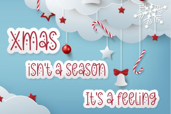 Live Your Story Xmas Font Poster 4