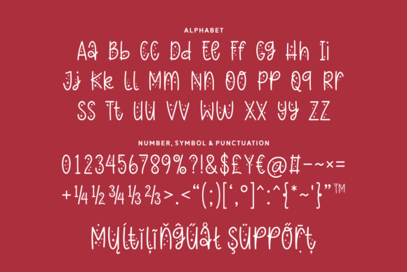 Live Your Story Xmas Font Poster 5
