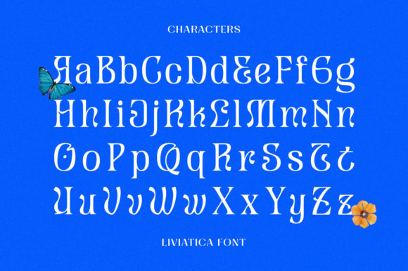 LIVIATICA Font Poster 7