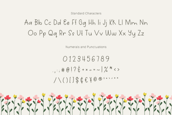 Llama Cottage Font Poster 7