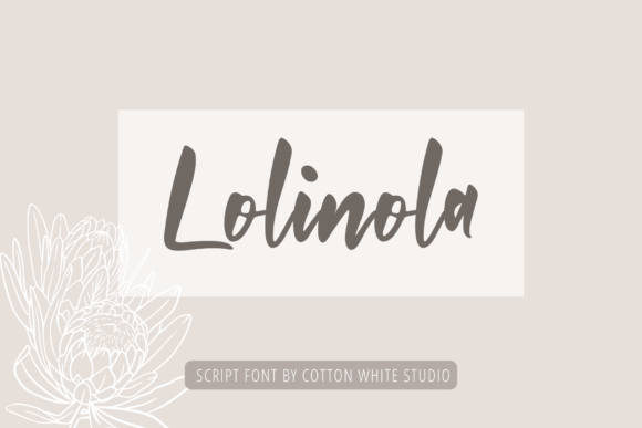 Lolinola Font Poster 1