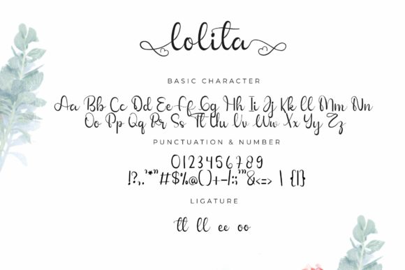 Lolita Font Poster 5