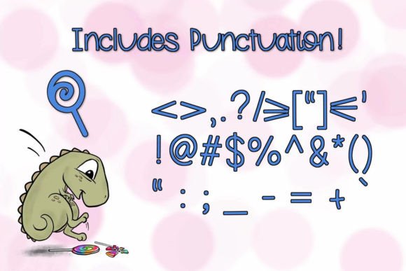 Lollipop Stomp Font Poster 3