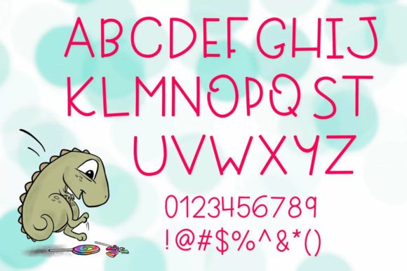 Lollipop Stomp Font Poster 4