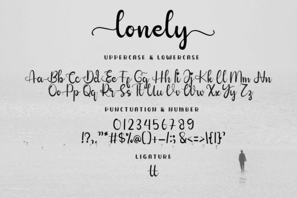 Lonely Font Poster 6