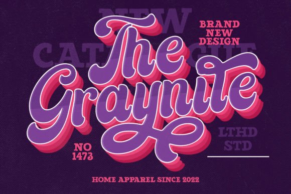 Longline Font Poster 2