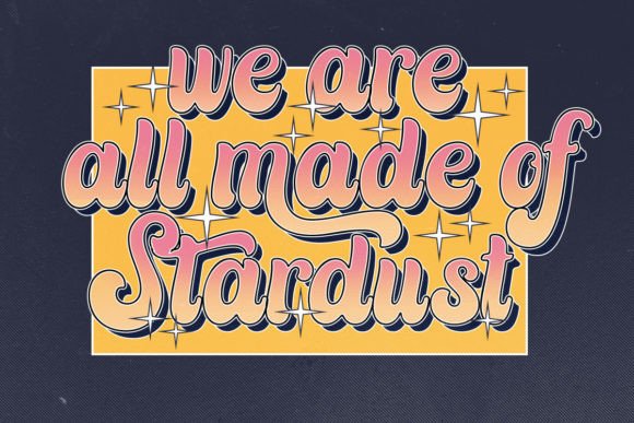 Longline Font Poster 4