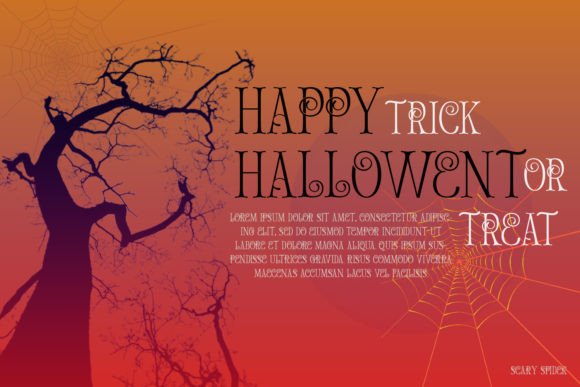Looky Hallowen Font Poster 2