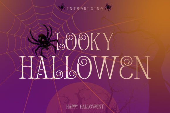 Looky Hallowen Font Poster 5