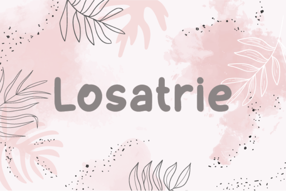 Losatrie Font Losatrie Font Poster 1