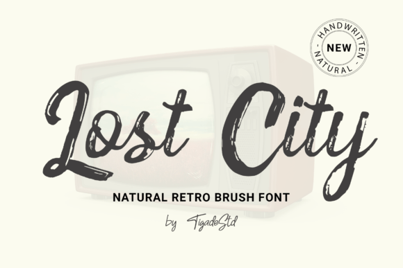 Lost City Font Poster 1