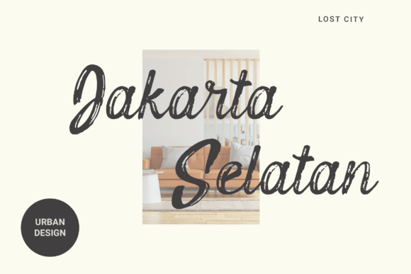 Lost City Font Poster 2