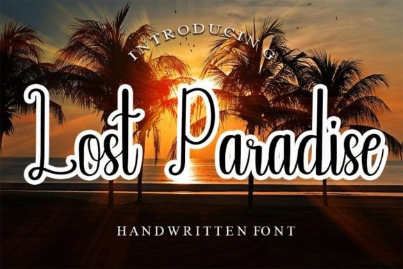 Lost Paradise Font Poster 1