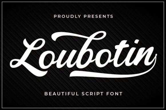 Loubotin Font Poster 1