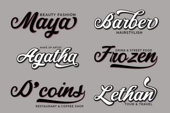 Loubotin Font Poster 3