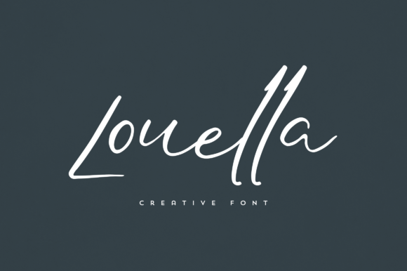 Louella Font Poster 1