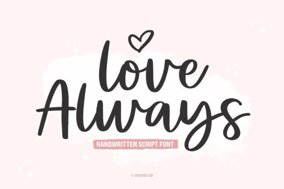 Love Always Font Poster 1