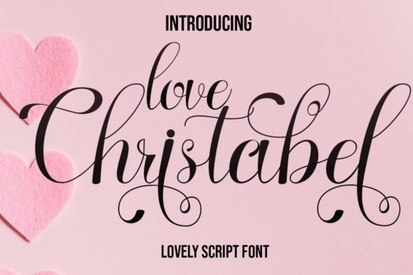 Love Christabel Font Poster 1