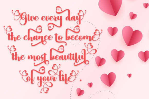 Love Hellena Font Poster 5