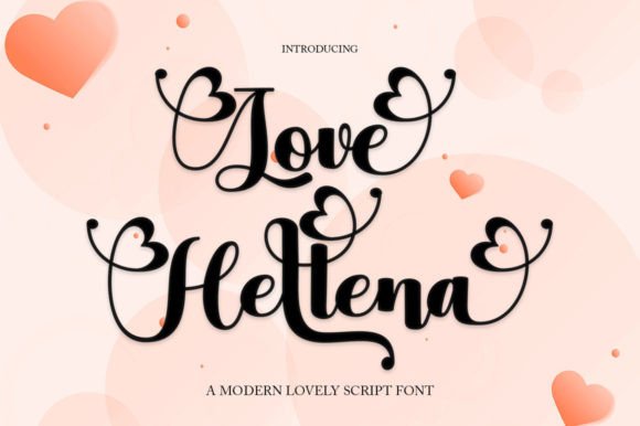 Love Hellena Font Poster 9