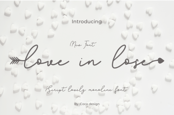 Love in Lose Font Poster 1