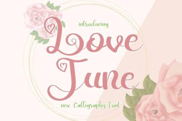 Love June Font Poster 1