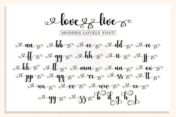 Love Live Font Poster 7