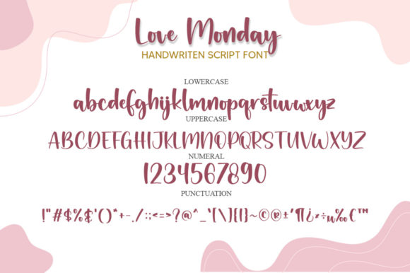 Love Monday Font Poster 6